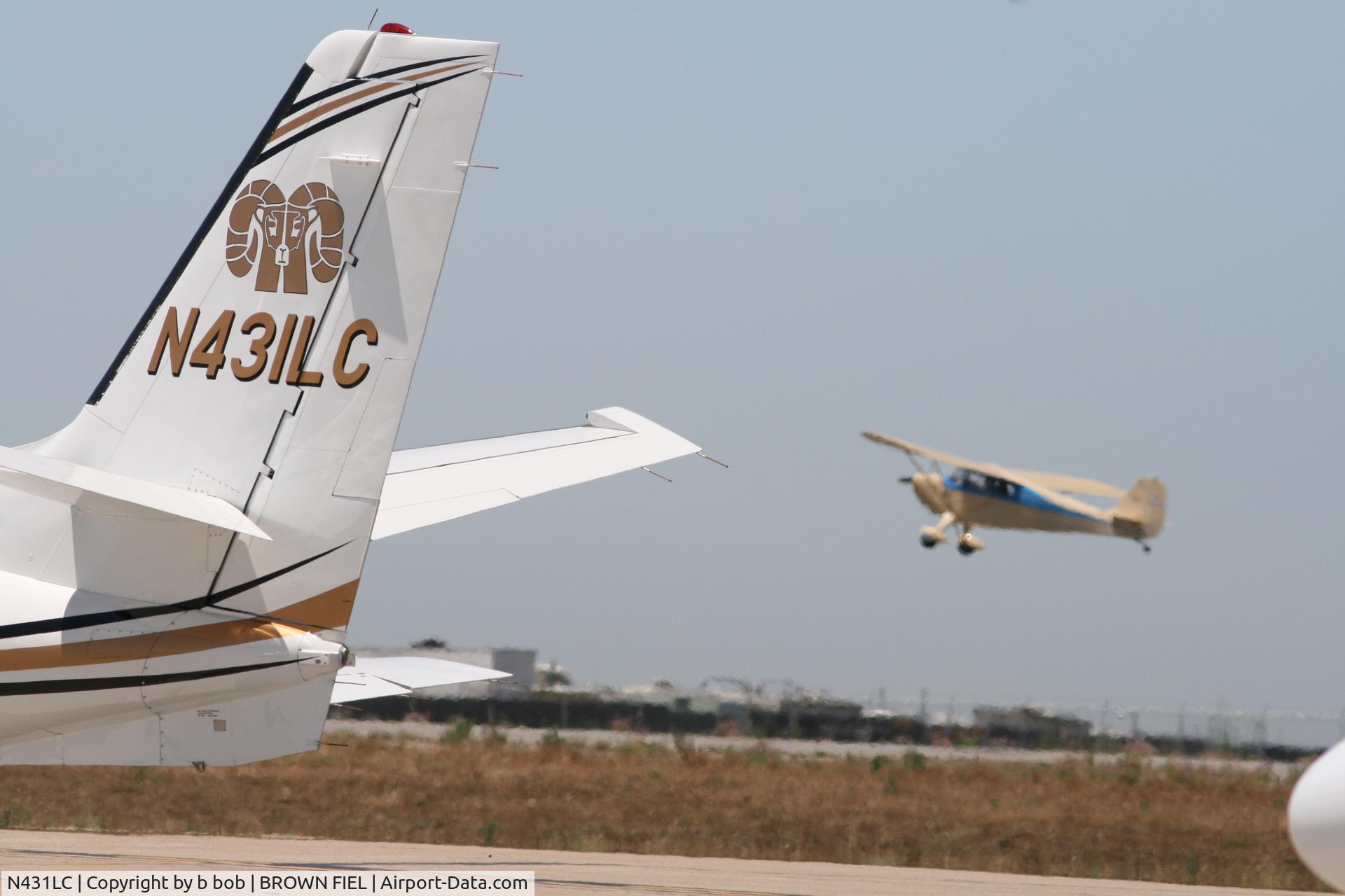 N431LC, 1974 Cessna 500 C/N 500-0177, fly by