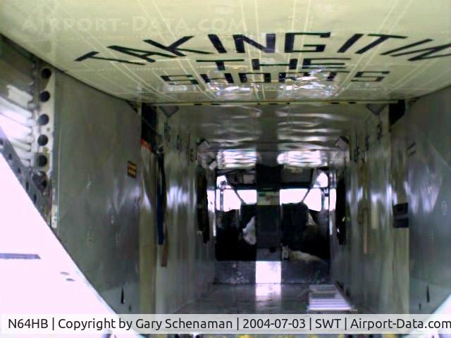 N64HB, 1968 Short SC-7 Skyvan 3 C/N SH.1847, LIKE THE SAYING ON THE DOOR
