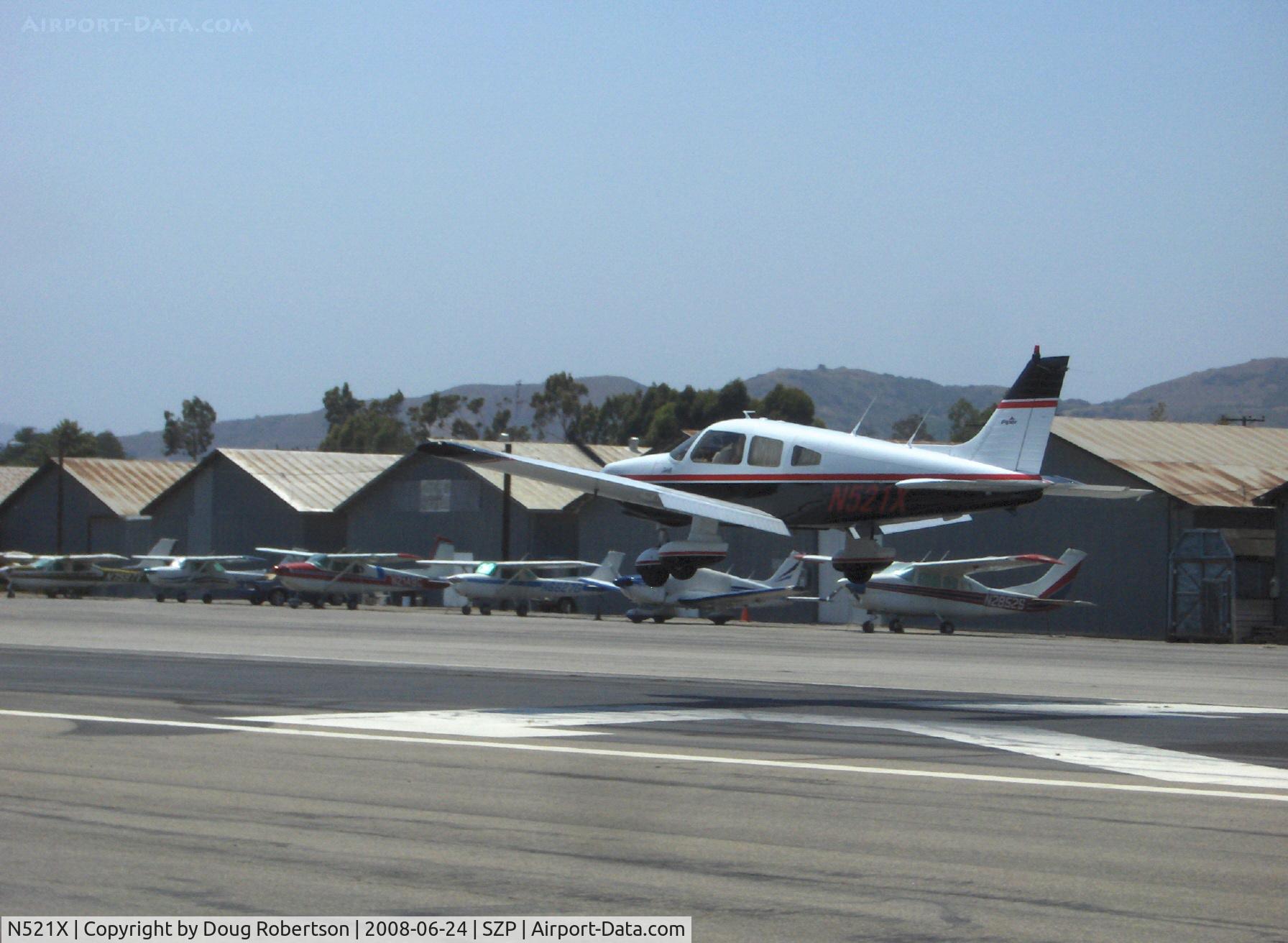 N521X, 1978 Piper PA-28-236 Dakota C/N 28-7911038, 1978 Piper PA-28-236 DAKOTA, Lycoming O-540-J3A5D 235 Hp, landing Rwy 22