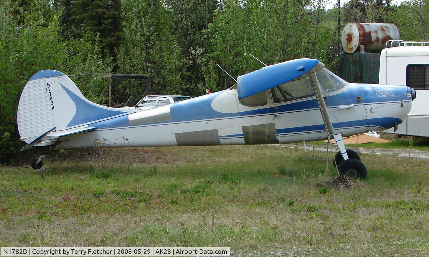 N1782D, 1952 Cessna 170B C/N 20350, Cessna 170B at Chena Marina , Fairbanks