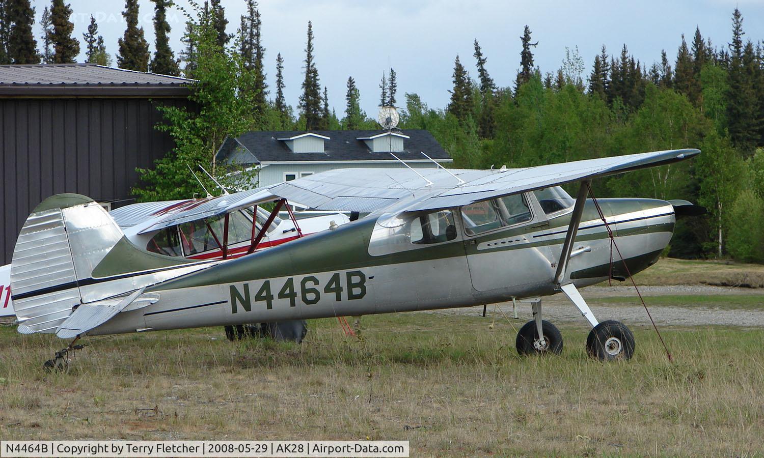 N4464B, 1955 Cessna 170 C/N 26808, Cessna 170 at Chena Marina , Fairbanks