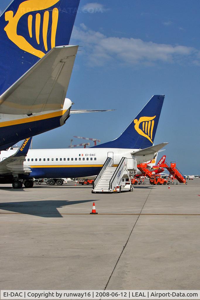 EI-DAC, 2002 Boeing 737-8AS C/N 29938, parked at Gate