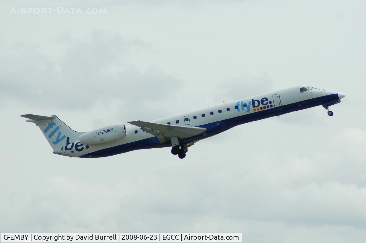 G-EMBY, 2002 Embraer EMB-145EU (ERJ-145EU) C/N 145617, Flybe - Taking Off