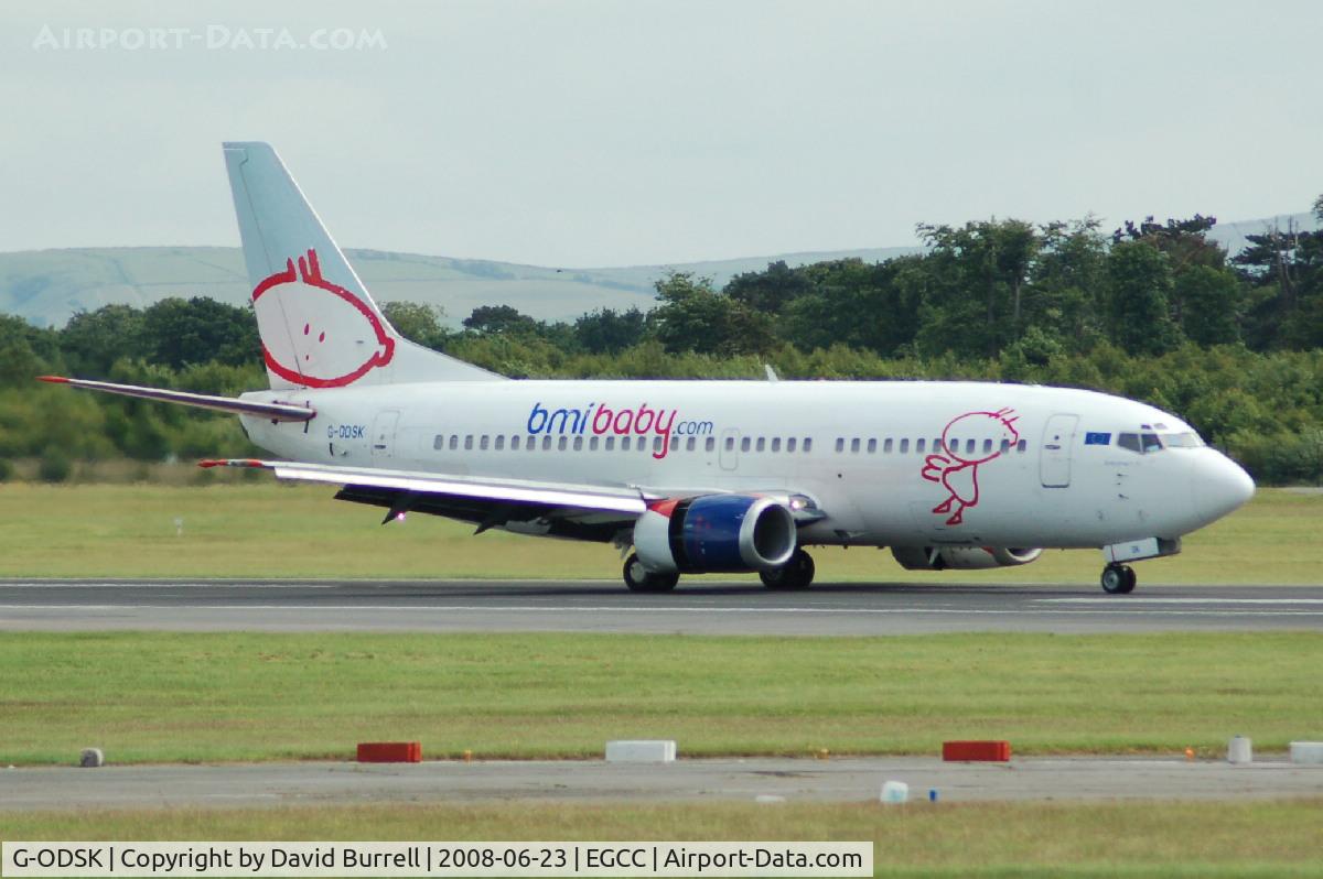G-ODSK, 1997 Boeing 737-37Q C/N 28537, BMI baby - Landing