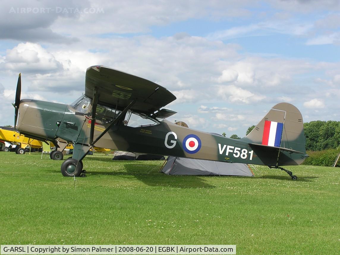 G-ARSL, 1946 Beagle A-61 Terrier 1 C/N 2539, Terrier at Sywell