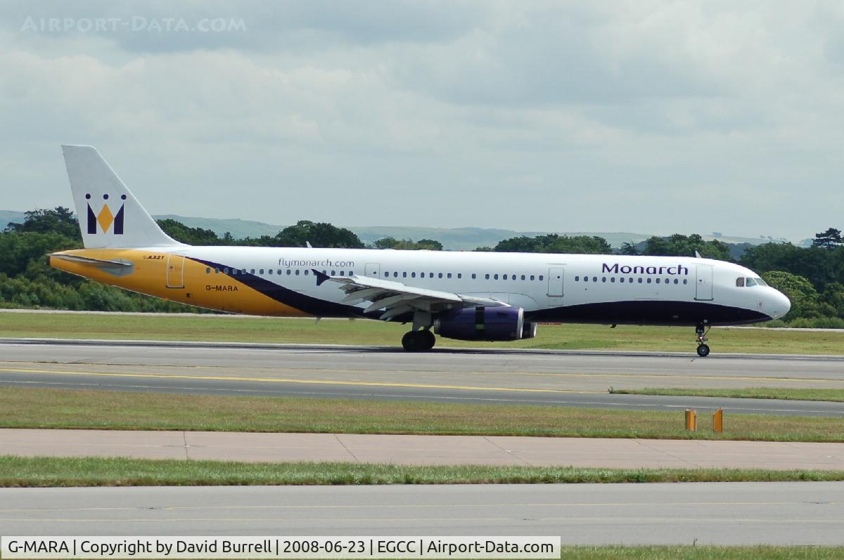 G-MARA, 1999 Airbus A321-231 C/N 983, Monarch - Landing