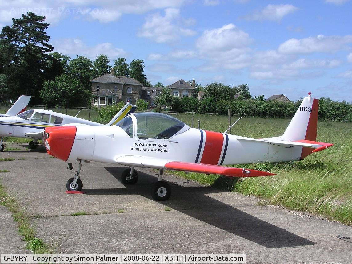 G-BYRY, 1987 Slingsby T-67M-200 Firefly C/N 2042, Firefly at Hinton