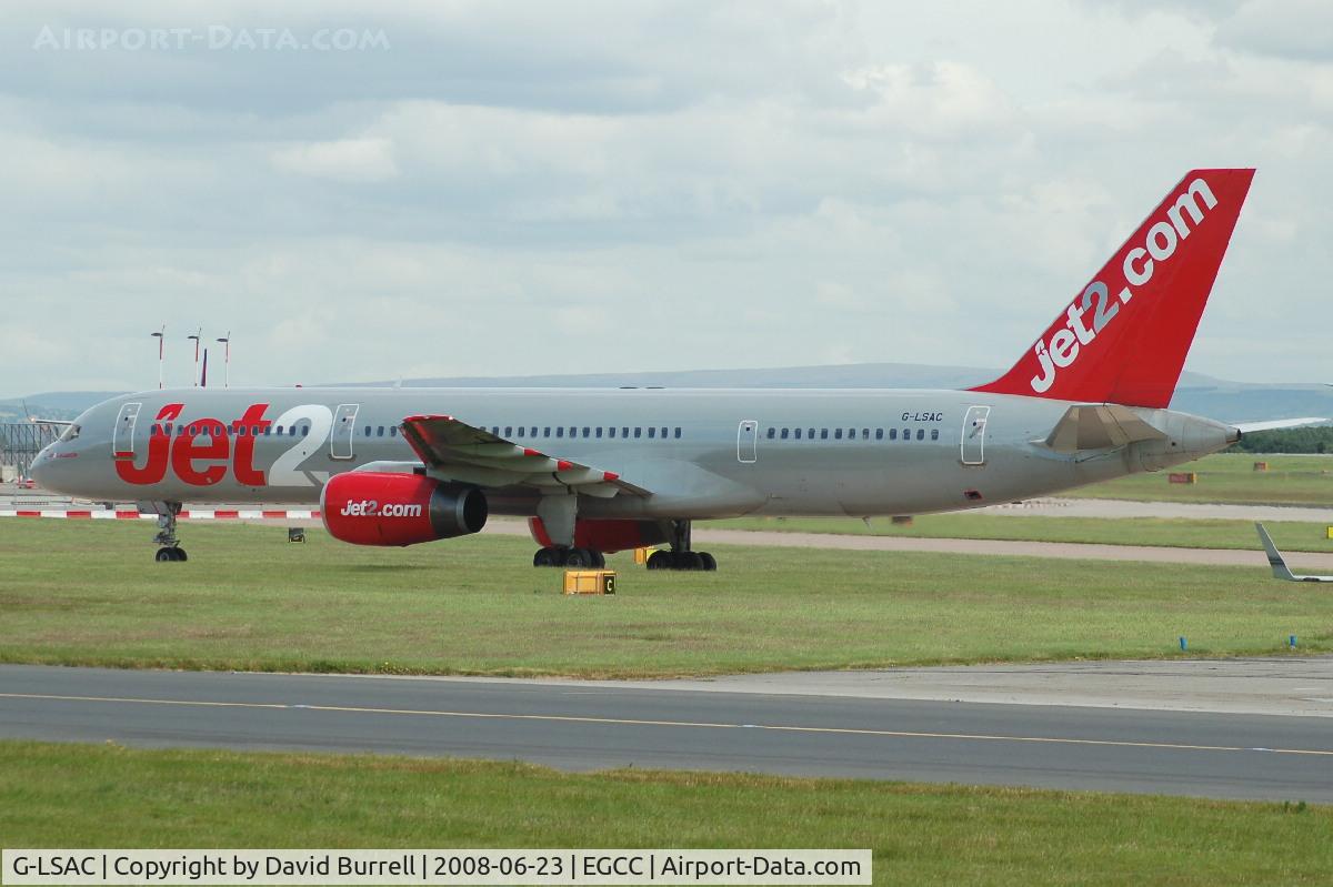 G-LSAC, 1992 Boeing 757-23A C/N 25488, Jet2.com - Taxiing