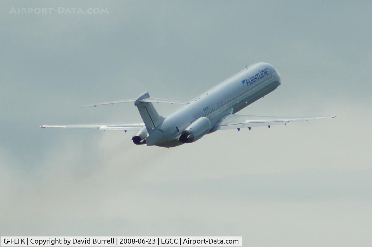 G-FLTK, 1993 McDonnell Douglas MD-83 (DC-9-83) C/N 49966, Flightline - Taking off