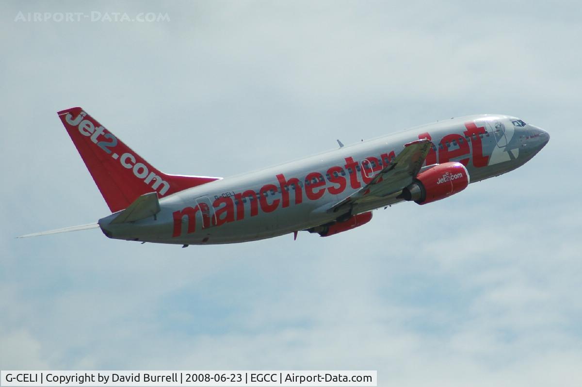 G-CELI, 1986 Boeing 737-330 C/N 23526, Jet2.com - Taking off