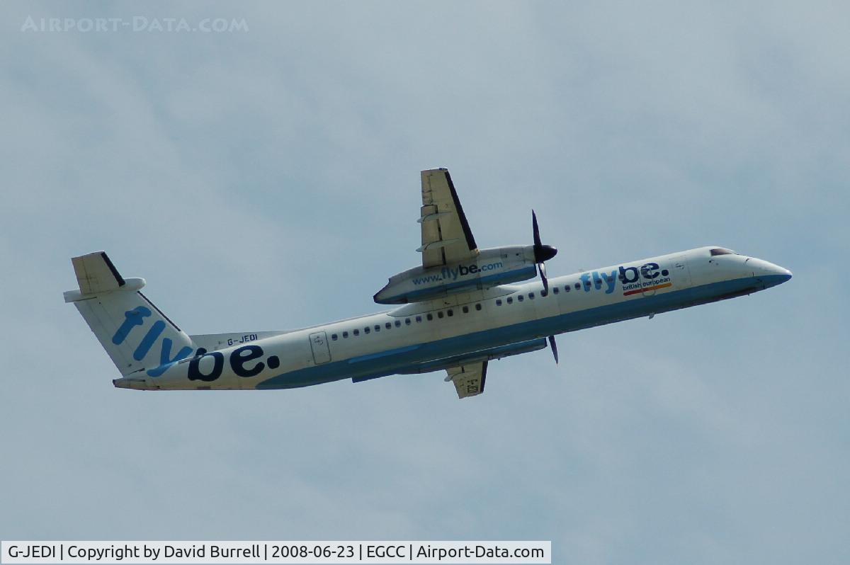G-JEDI, 2001 De Havilland Canada DHC-8-402Q Dash 8 C/N 4052, Flybe - Taking off