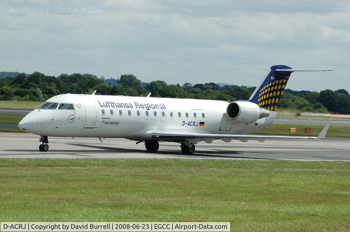 D-ACRJ, 2003 Canadair CRJ-200ER (CL-600-2B19) C/N 7864, Lufthansa Regional - Taxiing