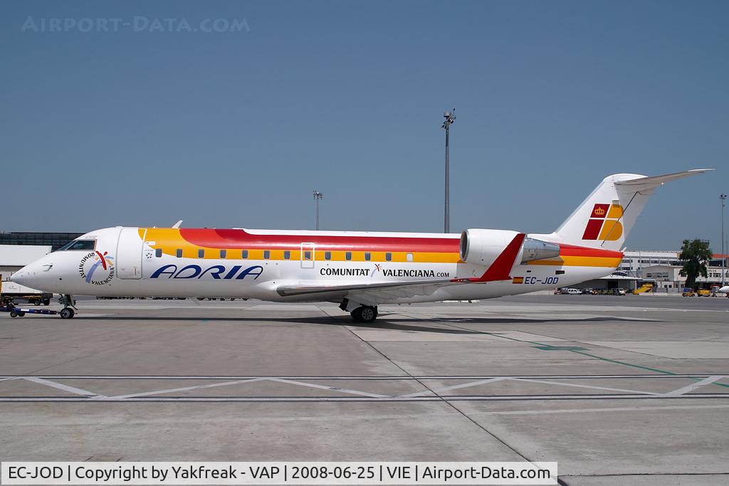 EC-JOD, 2006 Bombardier CRJ-200ER (CL-600-2B19) C/N 8061, Adria Airways Regionaljet