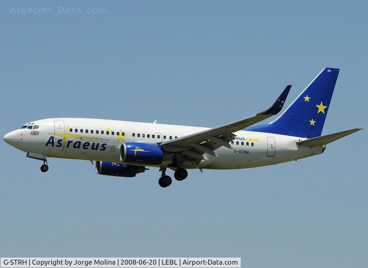 G-STRH, 2002 Boeing 737-76N C/N 32737, Operated by Sterling.