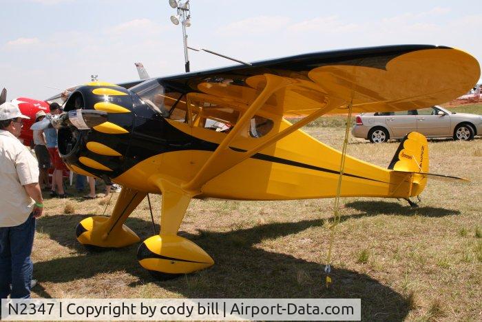 N2347, 1933 Monocoupe 110 Special C/N 5W-641, bill symmes n2347