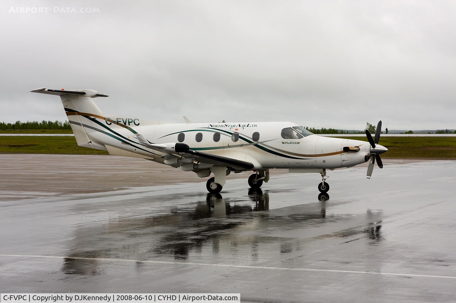 C-FVPC, 2000 Pilatus PC-12/45 C/N 358, Dryden Airport