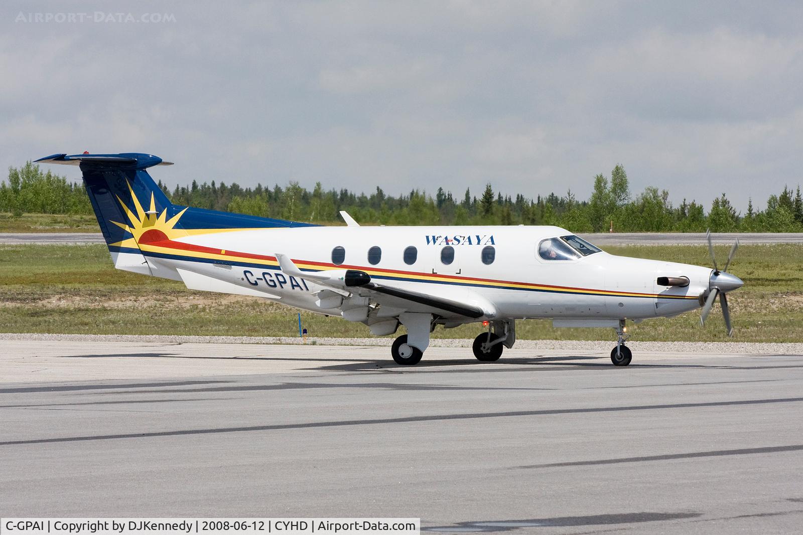 C-GPAI, 2003 Pilatus PC-12/45 C/N 491, Dryden Airport