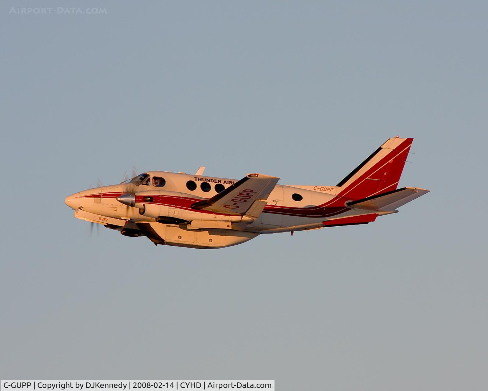 C-GUPP, 1973 Beech A100 King Air King Air C/N B-157, Ex Bearskin Lake Airlines - now Thunder Airlines
