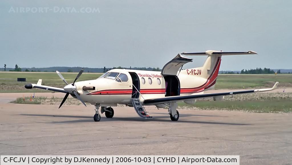 C-FCJV, 1998 Pilatus PC-12/45 C/N 240, With Bearskin Lake Airlines paint