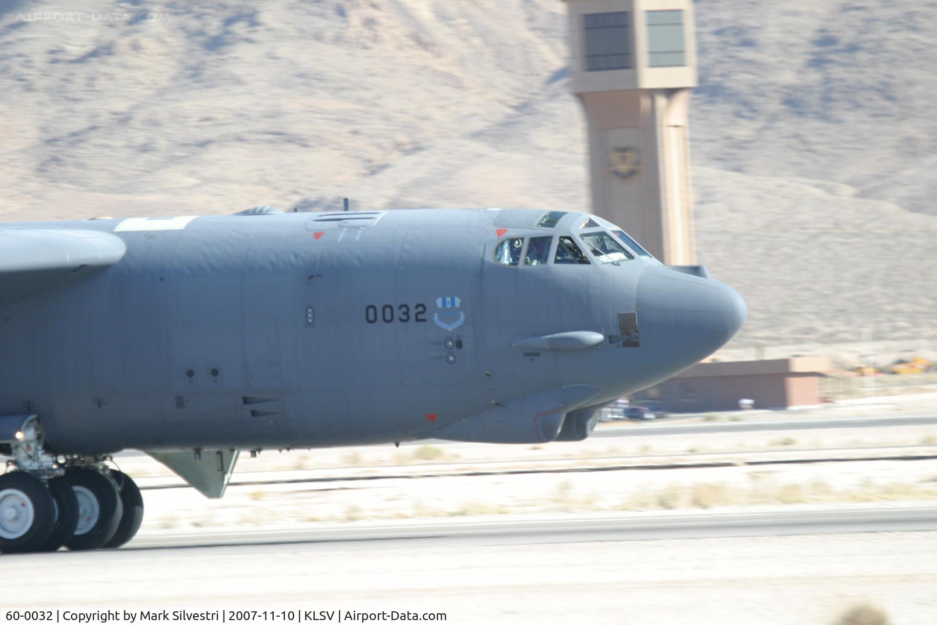 60-0032, 1960 Boeing B-52H Stratofortress C/N 464397, Nellis 2007