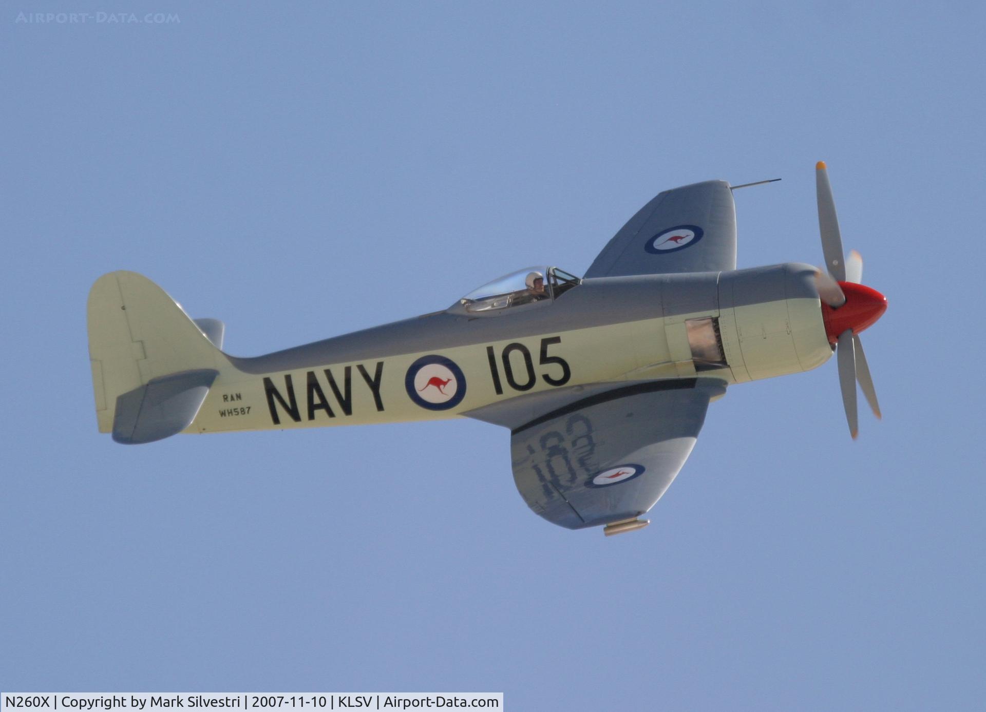 N260X, 1951 Hawker Sea Fury FB11 C/N 41H/636334, Aviation Nation 2007