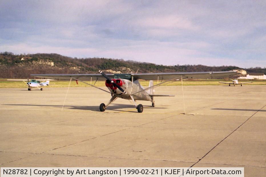 N28782, 1940 Luscombe 8C Silvaire C/N 1543, Here is the aircraft as it appeared in 1990.