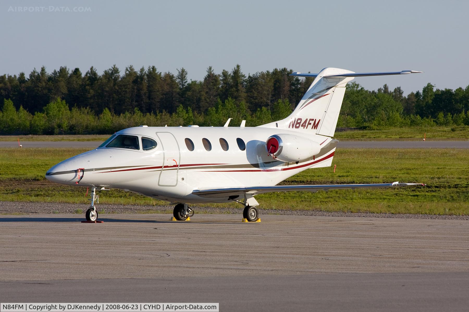 N84FM, Raytheon Aircraft Company 390 C/N RB-30, Dryden Regional Airport, Dryden Ontario Canada