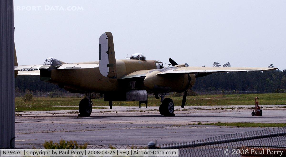 N7947C, 1944 North American B-25J Mitchell Mitchell C/N Not found 44-30129/N7947C, Undergoing restoration at this point