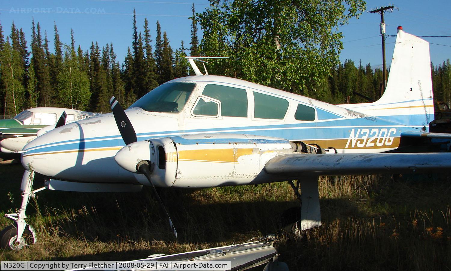 N320G, 1956 Cessna 310 C/N 35350, 1956 Cessna 310 at Fairbanks