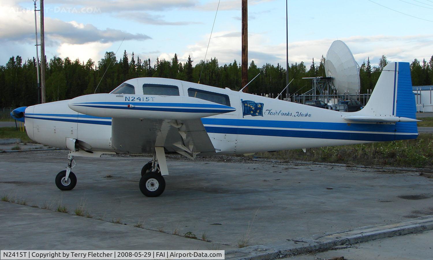 N2415T, 1962 Navion Rangemaster G C/N NAV-4-2415, 1962 Navion at Fairbanks East