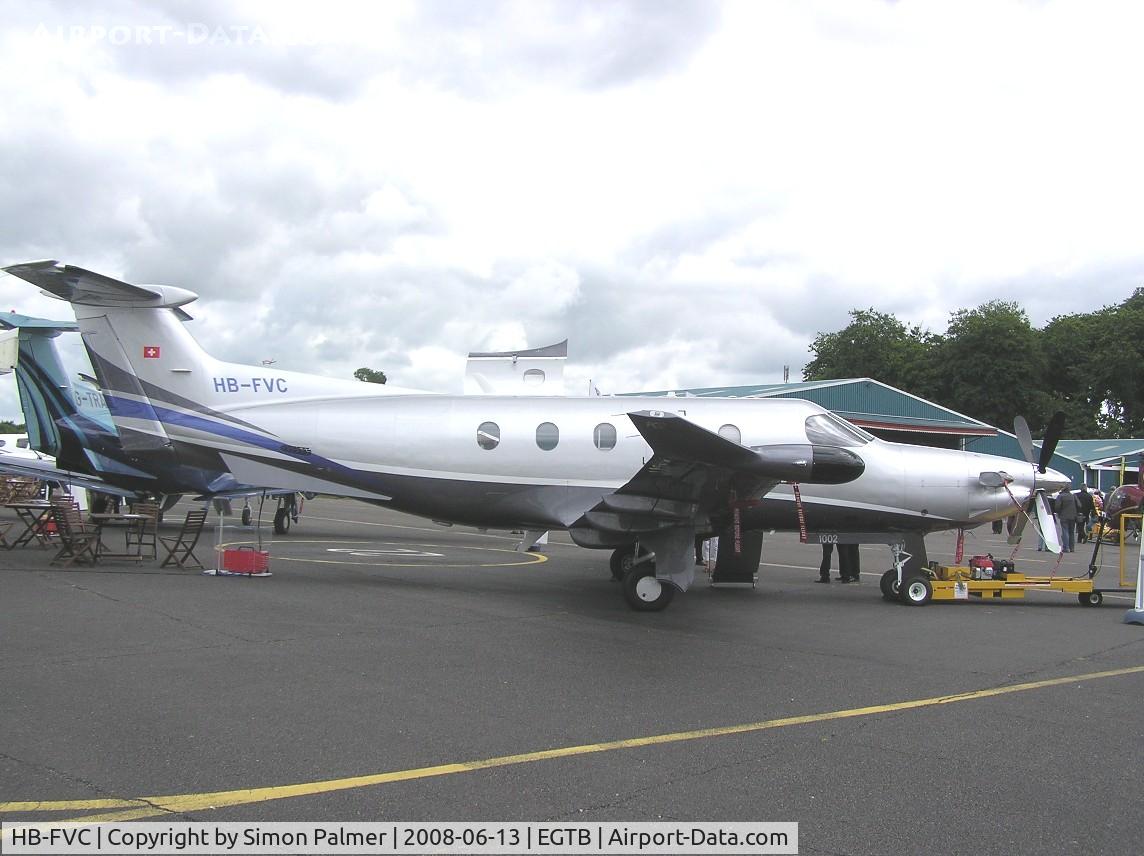 HB-FVC, 2008 Pilatus PC-12/47E C/N 1002, Pilatus PC-12 at Aero Expo