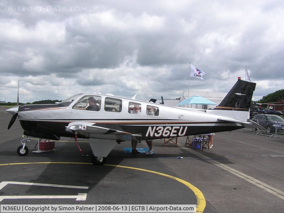 N36EU, Hawker Beechcraft Corp G36 Bonanza C/N E-3897, 