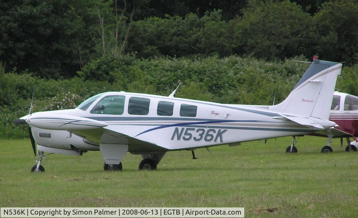 N536K, 1998 Raytheon Aircraft Company A36 Bonanza C/N E3220, A36 Bonanza at Booker