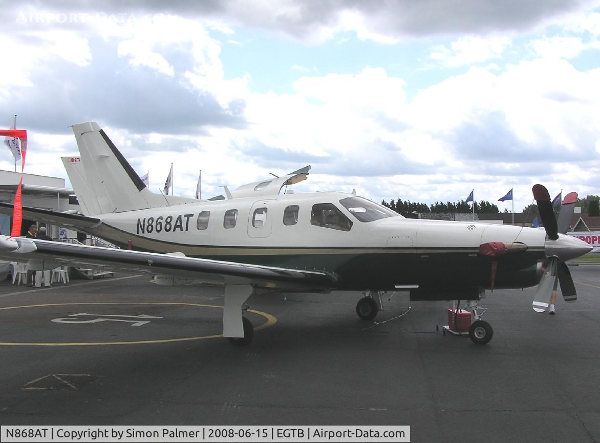 N868AT, 2002 Socata TBM-700 C/N 232, Seen at Aero Expo