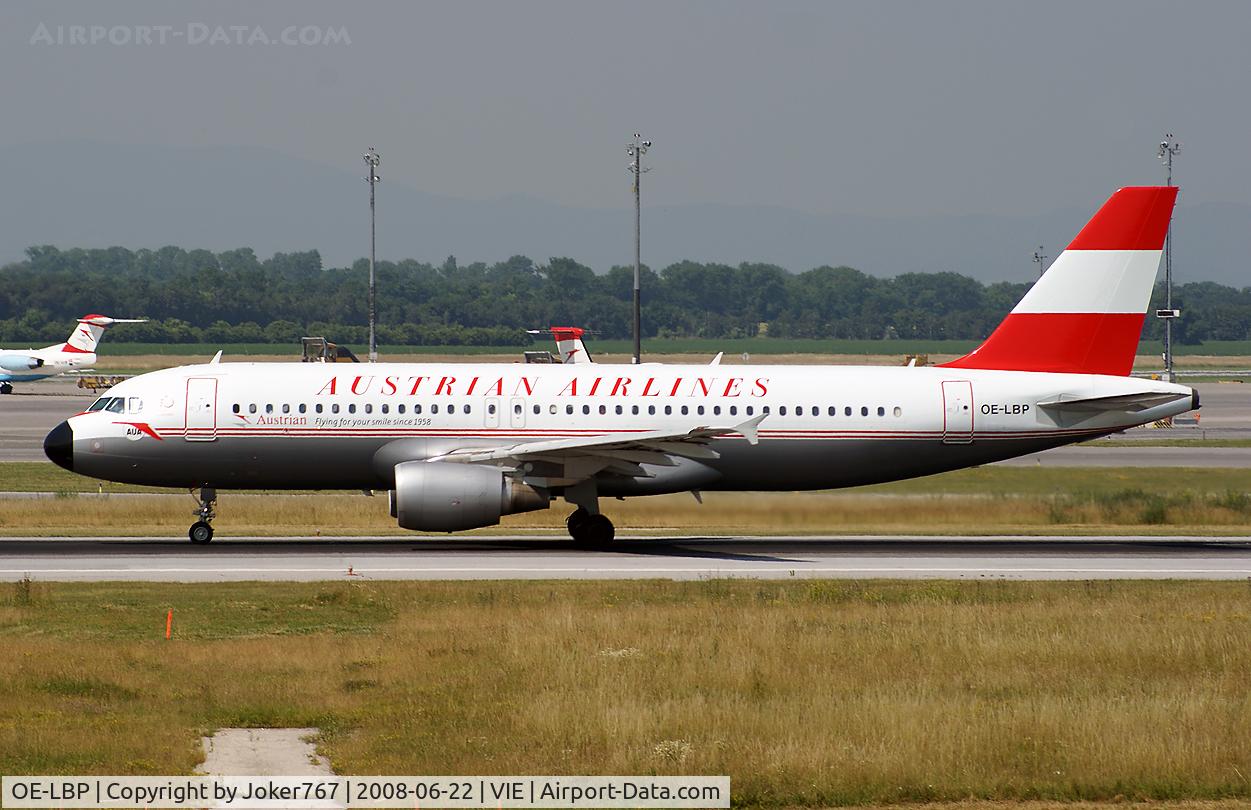 OE-LBP, 1998 Airbus A320-214 C/N 797, Austrian Airlines Airbus A320-214
