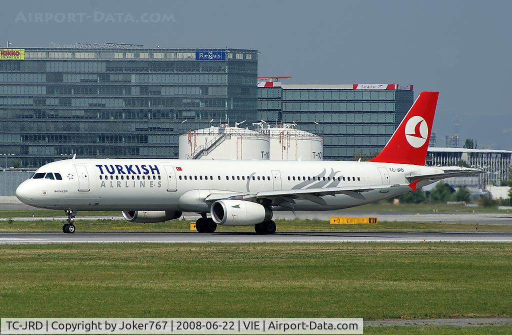 TC-JRD, 2007 Airbus A321-231 C/N 3015, Turkish Airlines Airbus A321-231