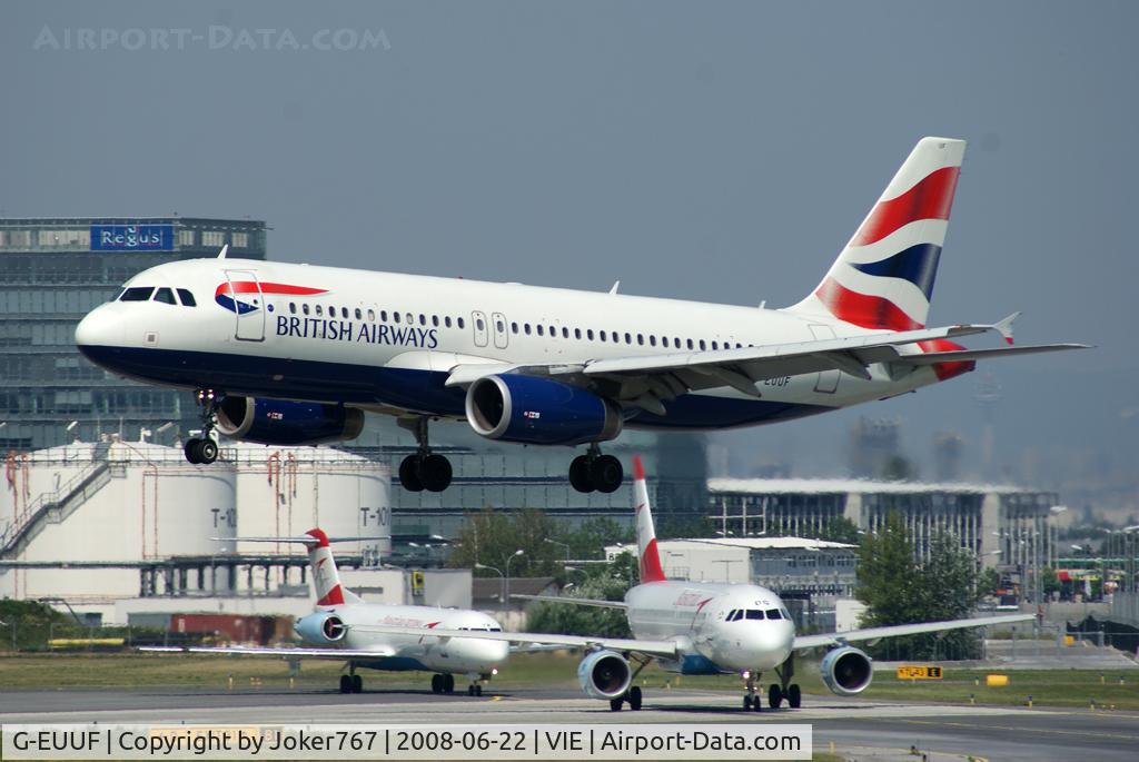 G-EUUF, 2002 Airbus A320-232 C/N 1814, British Airways Airbus A320-232