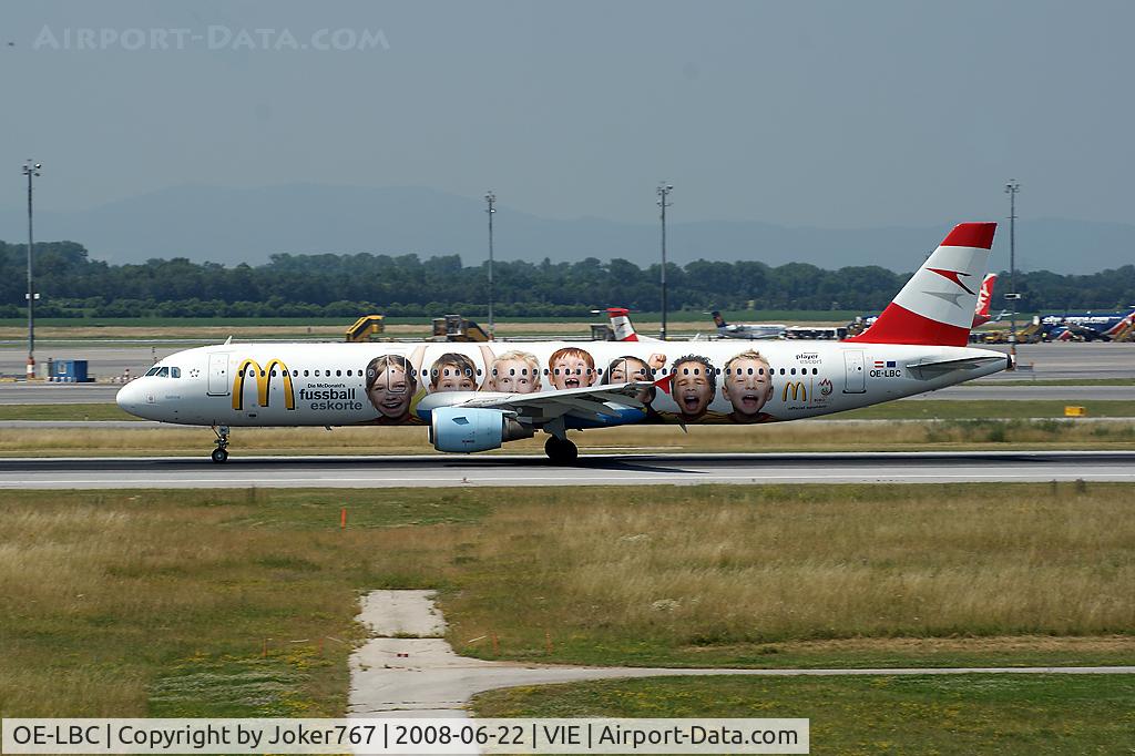 OE-LBC, 1996 Airbus A321-111 C/N 581, Austrian Airlines Airbus A321-111