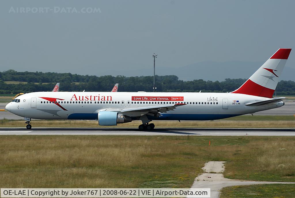 OE-LAE, 2000 Boeing 767-3Z9/ER C/N 30383, Austrian Airlines Boeing 767-3Z9(ER)