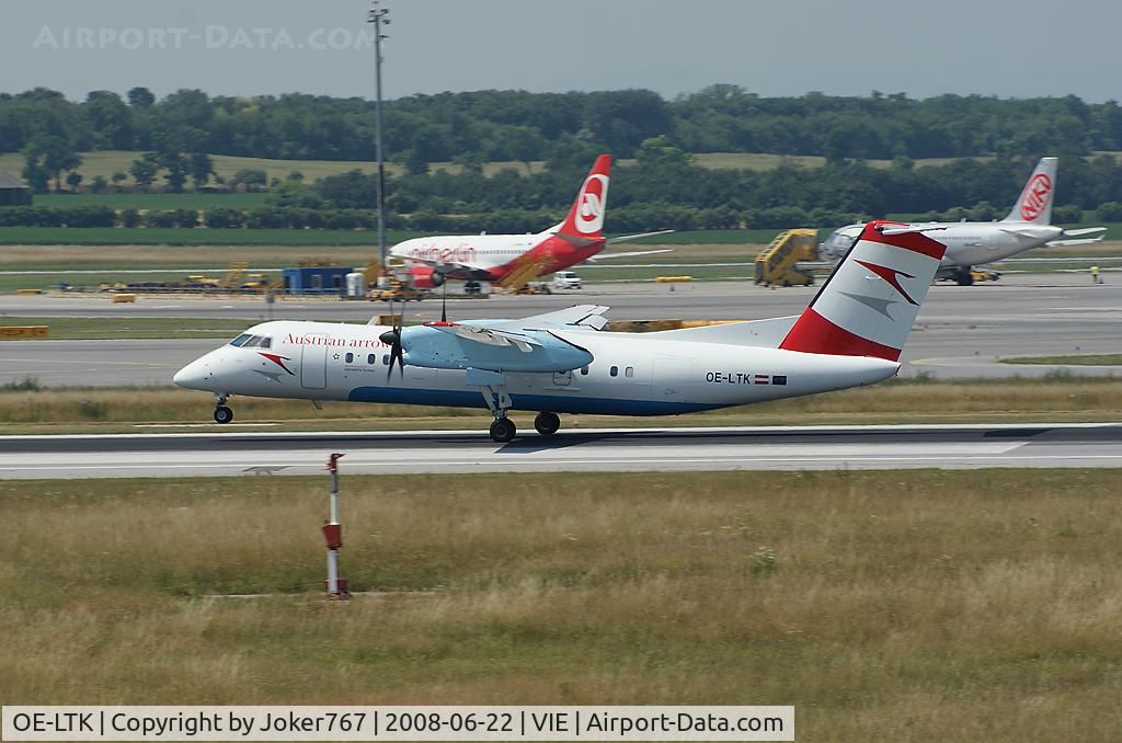 OE-LTK, 1997 De Havilland Canada DHC-8-314Q Dash 8 C/N 483, Austrian arrows De Havilland Canada DHC-8-314Q