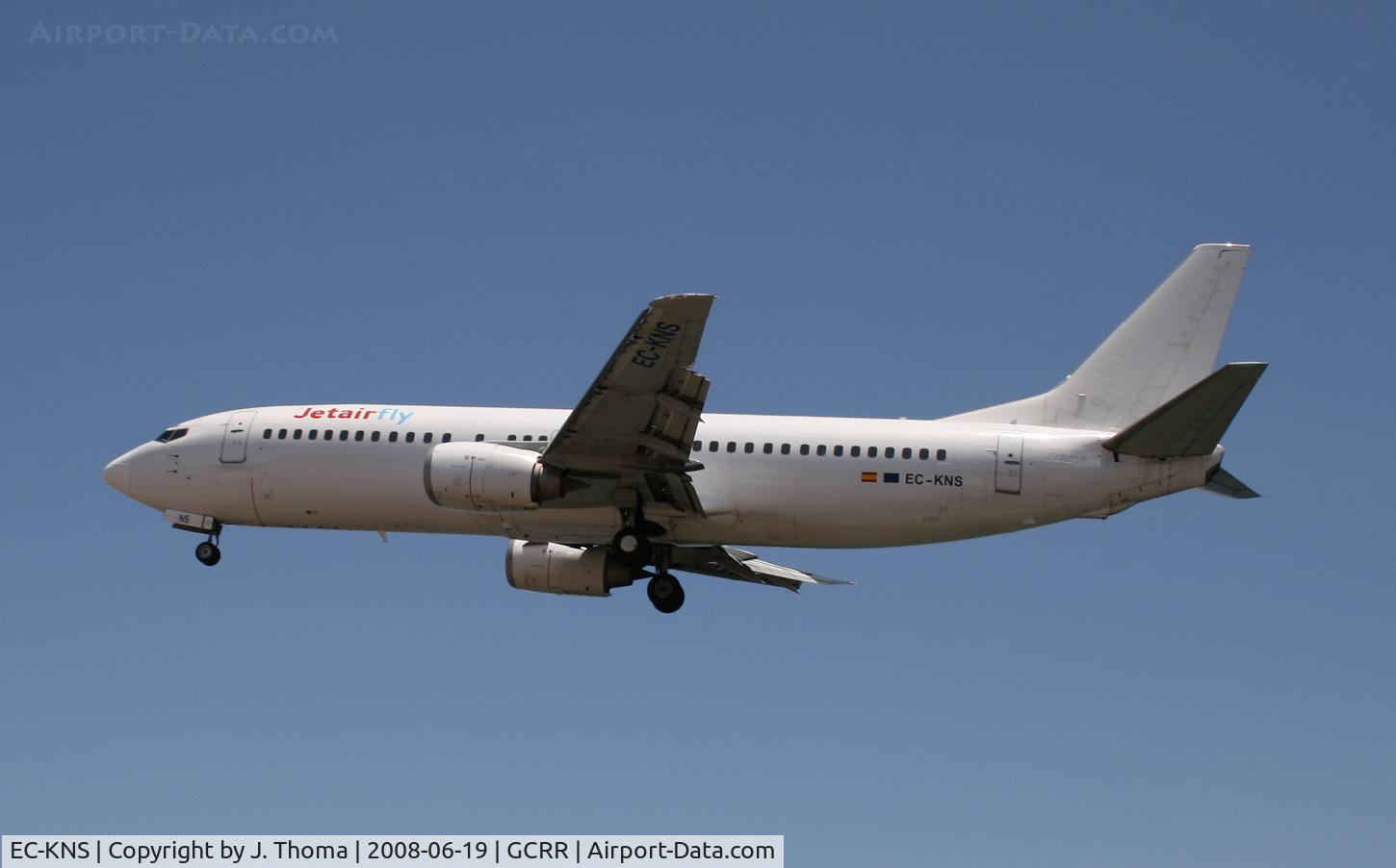 EC-KNS, 1990 Boeing 737-4YO C/N 24690, Boeing 737-4Y0