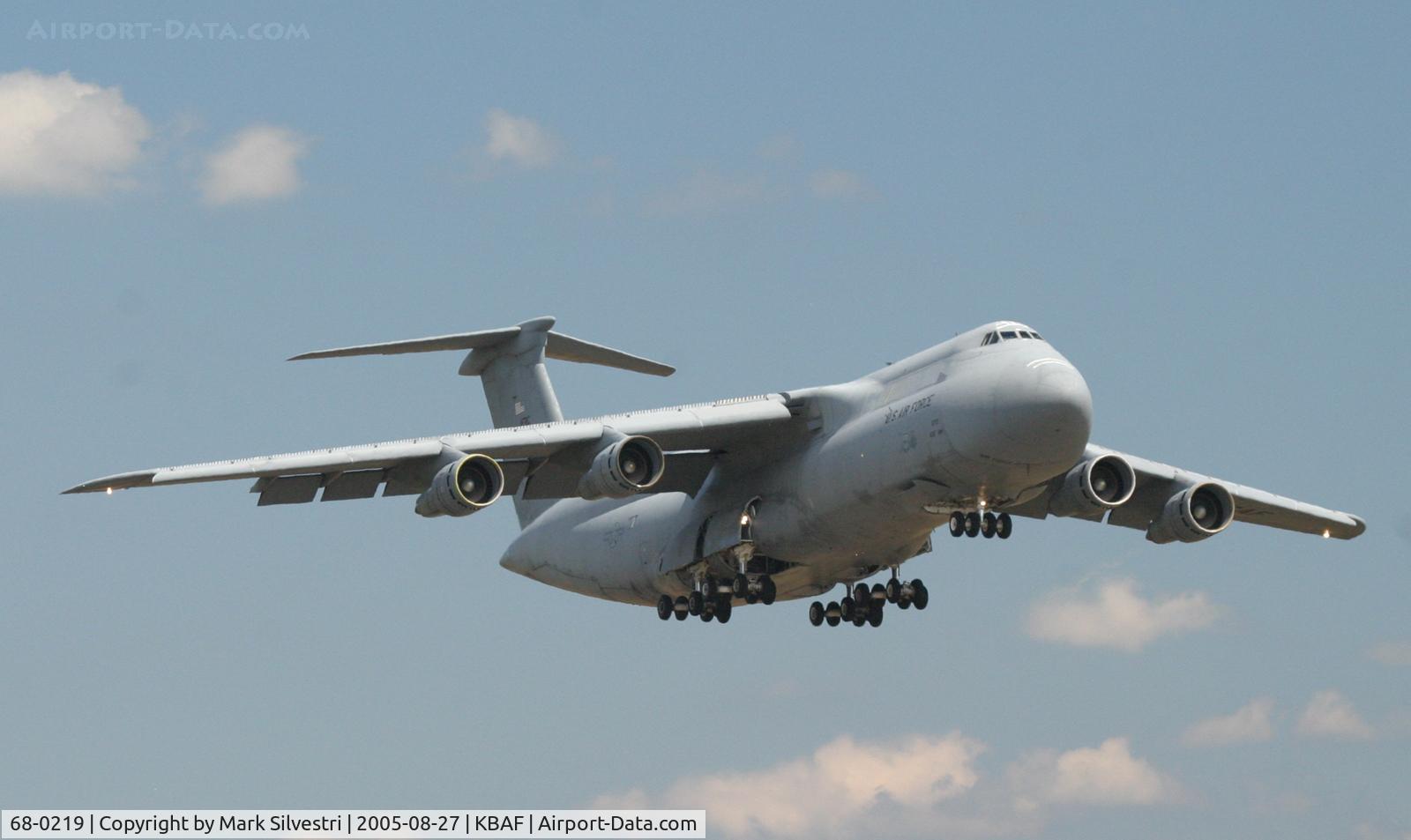 68-0219, 1968 Lockheed C-5A Galaxy C/N 500-0022, Barnes 2005