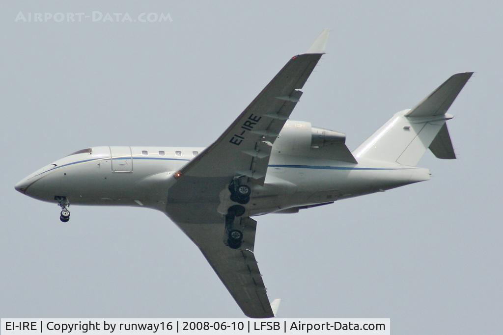 EI-IRE, 2001 Bombardier Challenger 604 (CL-600-2B16) C/N 5515, landing rwy 34