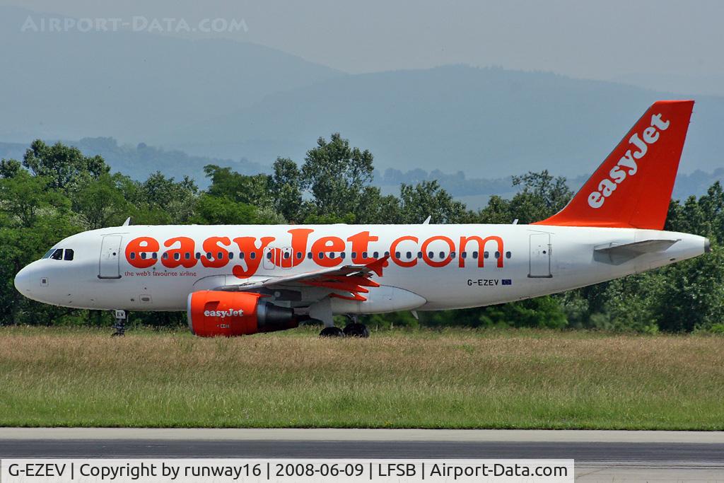 G-EZEV, 2004 Airbus A319-111 C/N 2289, taxi to holding-point 16 on bravo