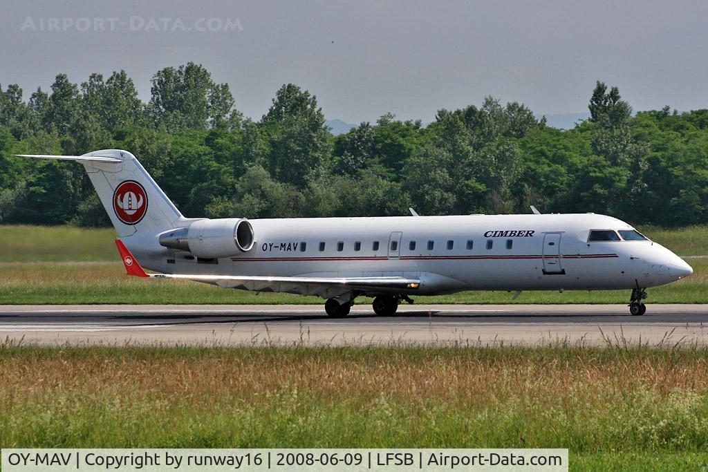 OY-MAV, 2000 Canadair CRJ-200LR (CL-600-2B19) C/N 7386, departing to Birmingham EURO 08