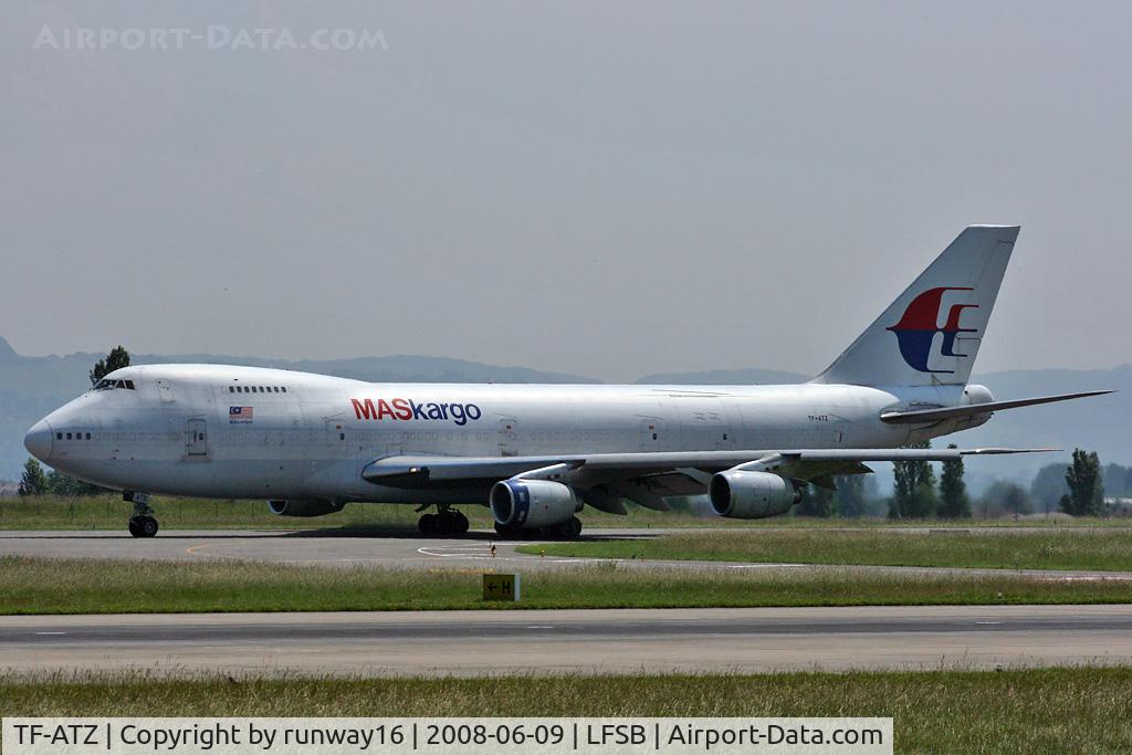 TF-ATZ, 1988 Boeing 747-236B C/N 24088, MASkargo taxi on bravo