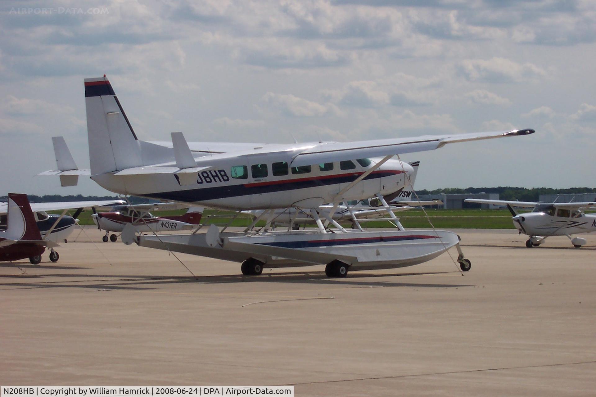 N208HB, 1998 Cessna 208 C/N 20800282, Sitting on JA Ramp at DuPage