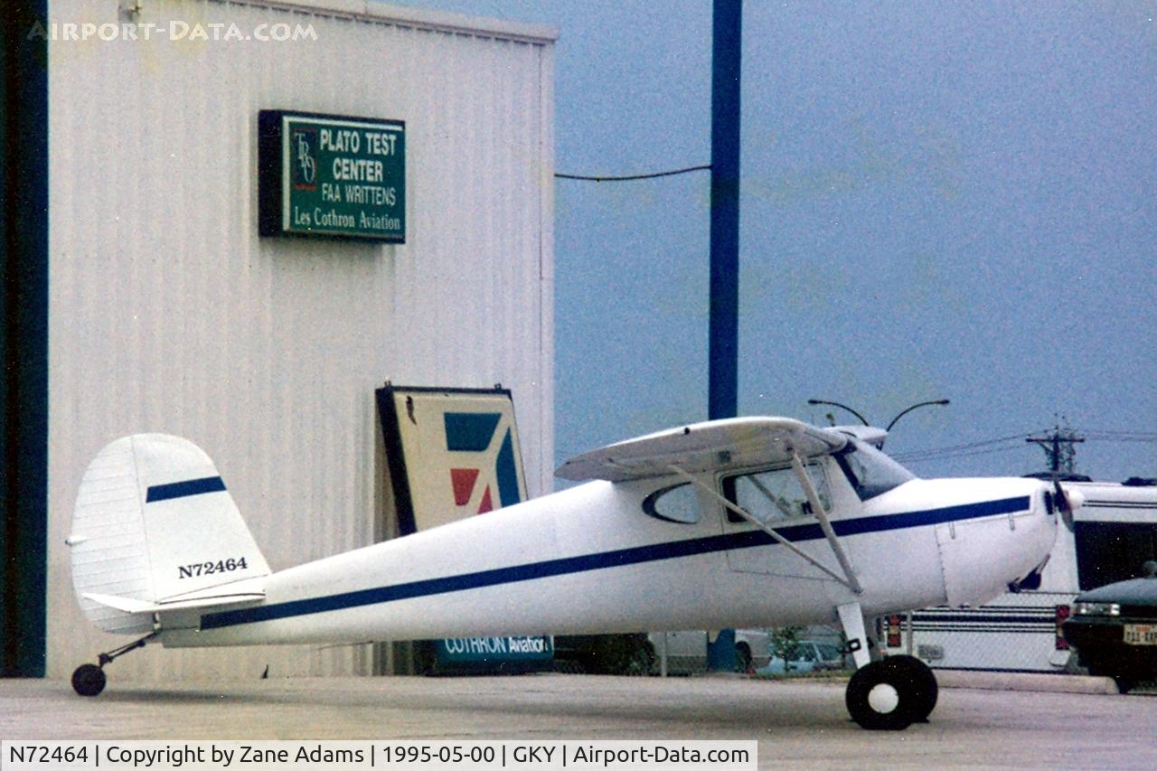 N72464, 1946 Cessna 140 C/N 9629, At Arlington Municipal