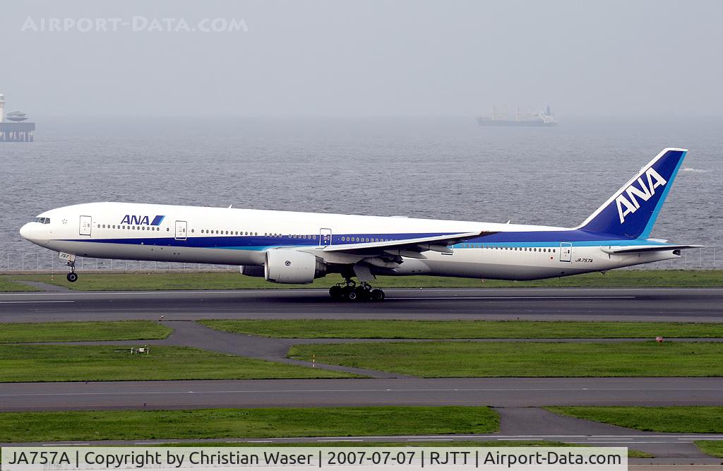 JA757A, 2003 Boeing 777-381 C/N 27040, ANA