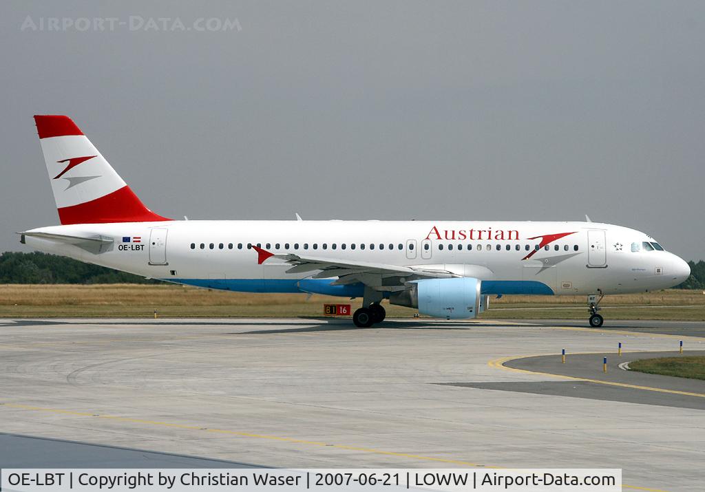 OE-LBT, 2000 Airbus A320-214 C/N 1387, Austrian